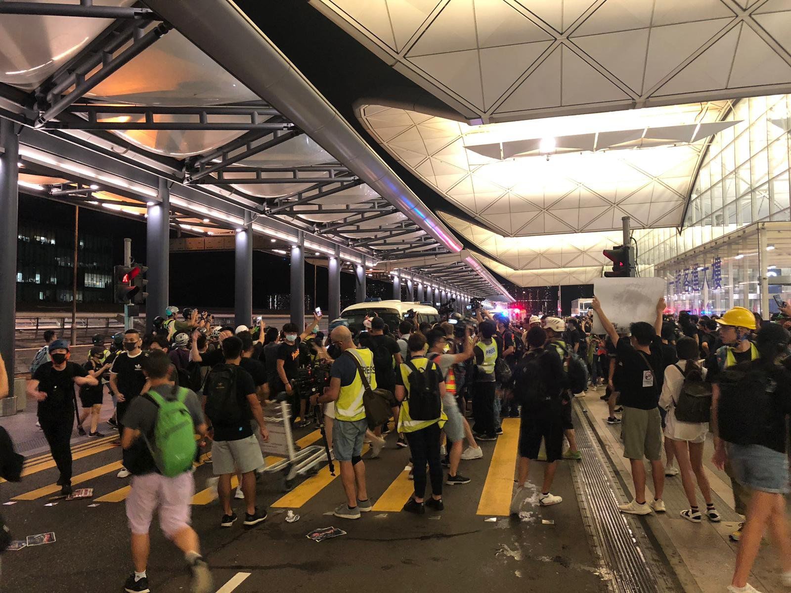 CHAOS AT HK AIRPORT